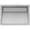 Ruvati 20 x 14 inch Brushed Stainless Steel Undermount Ramp Bathroom Sink Stainless Steel RVH6140ST - alternate 4